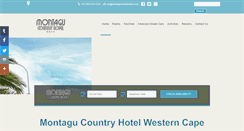 Desktop Screenshot of montagucountryhotel.co.za